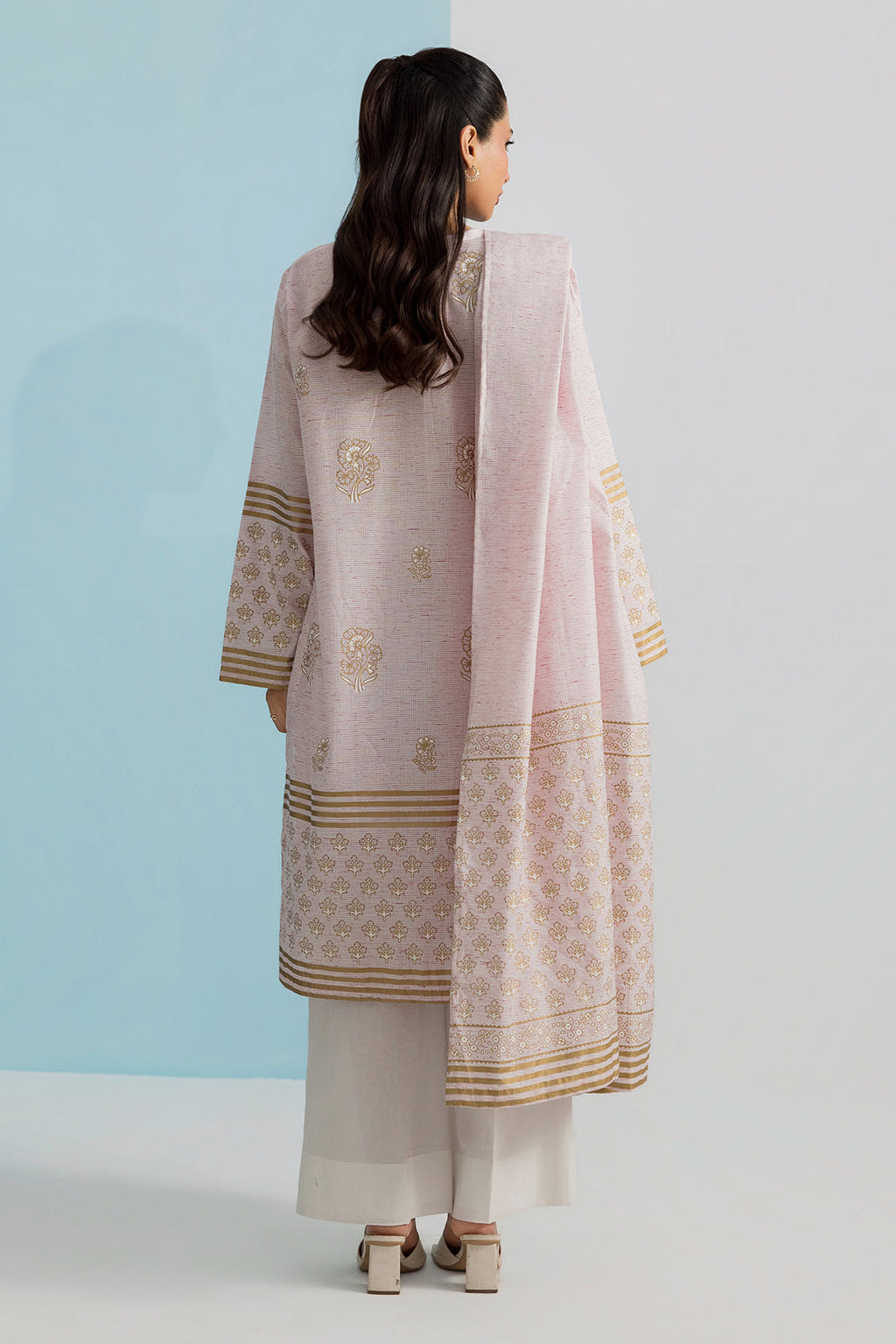 PC-03 | ZELLBURY | Embroidered Kurta Dupatta