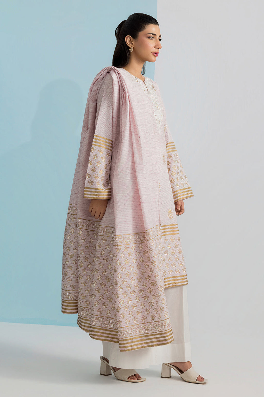 PC-03 | ZELLBURY | Embroidered Kurta Dupatta