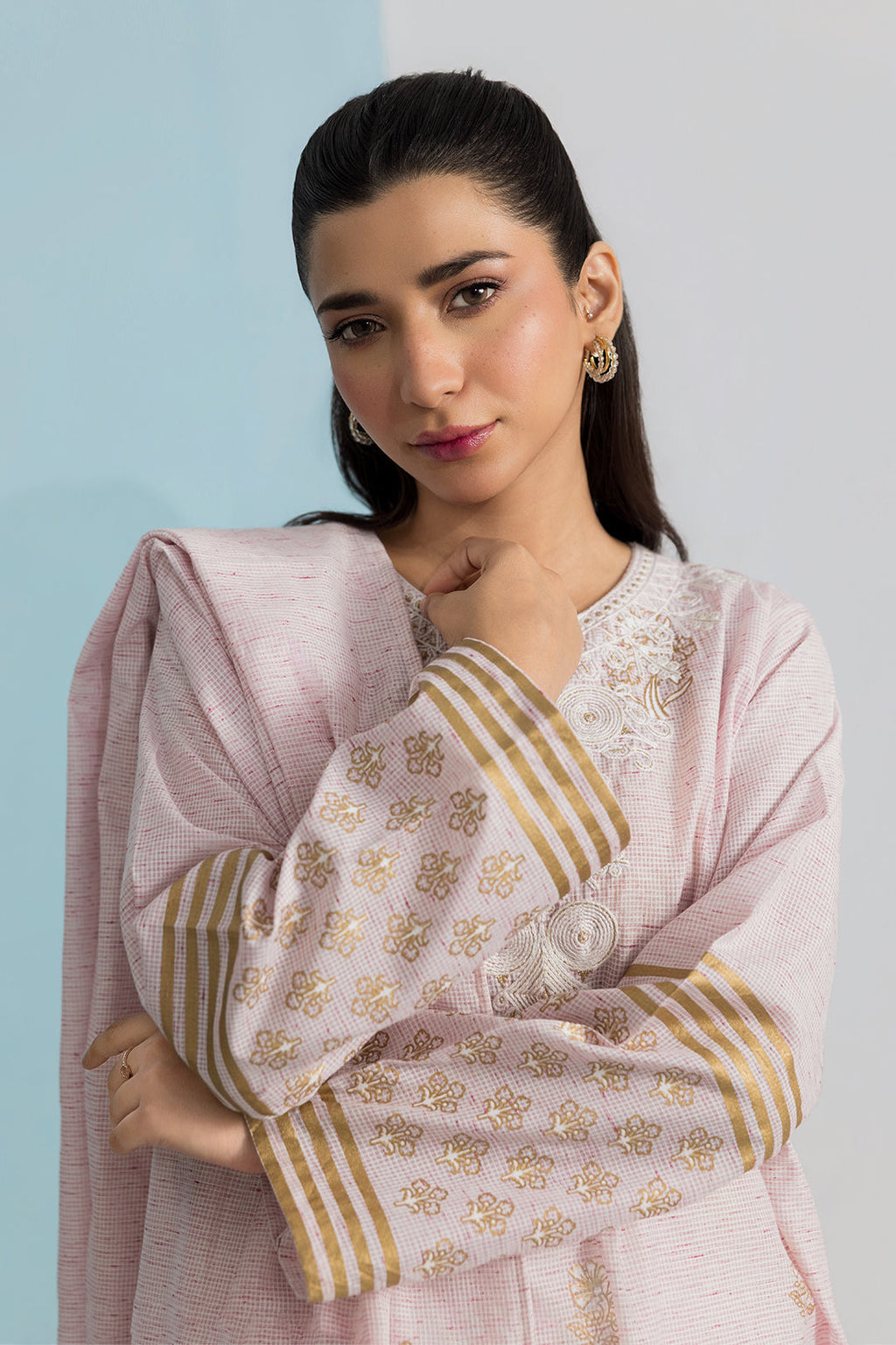 PC-03 | ZELLBURY | Embroidered Kurta Dupatta