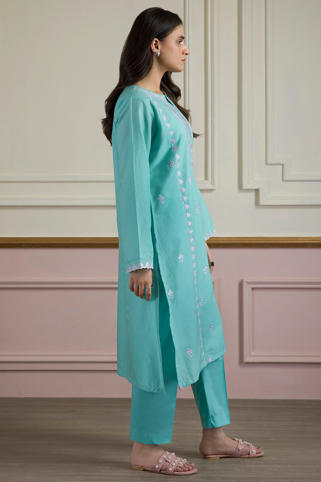 PC-04 | ZELLBURY | Embroidered Kurta Trouser