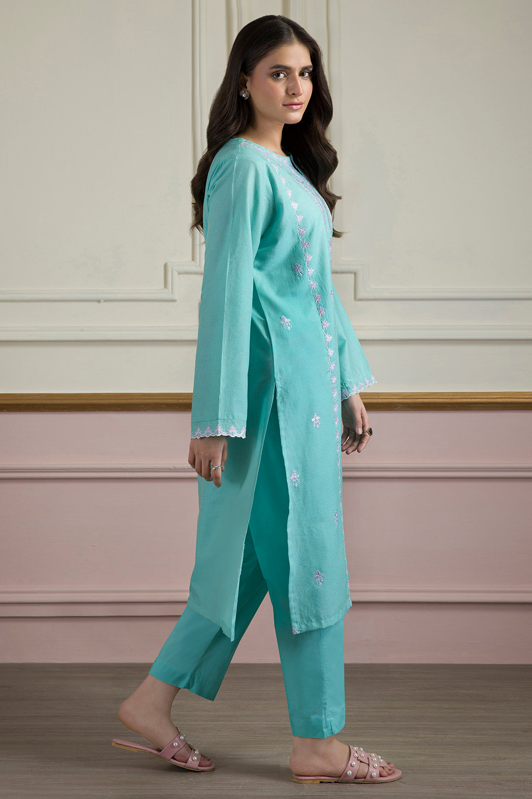 PC-04 | ZELLBURY | Embroidered Kurta Trouser
