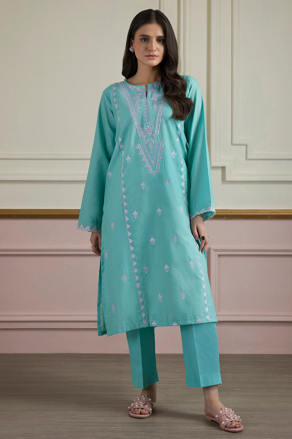 PC-04 | ZELLBURY | Embroidered Kurta Trouser