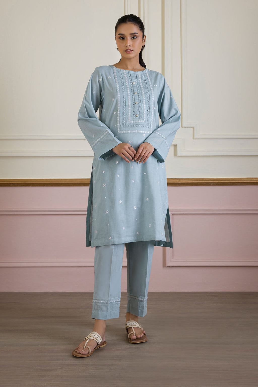 PC-01 | ZELLBURY | Embroidered Kurta Trouser