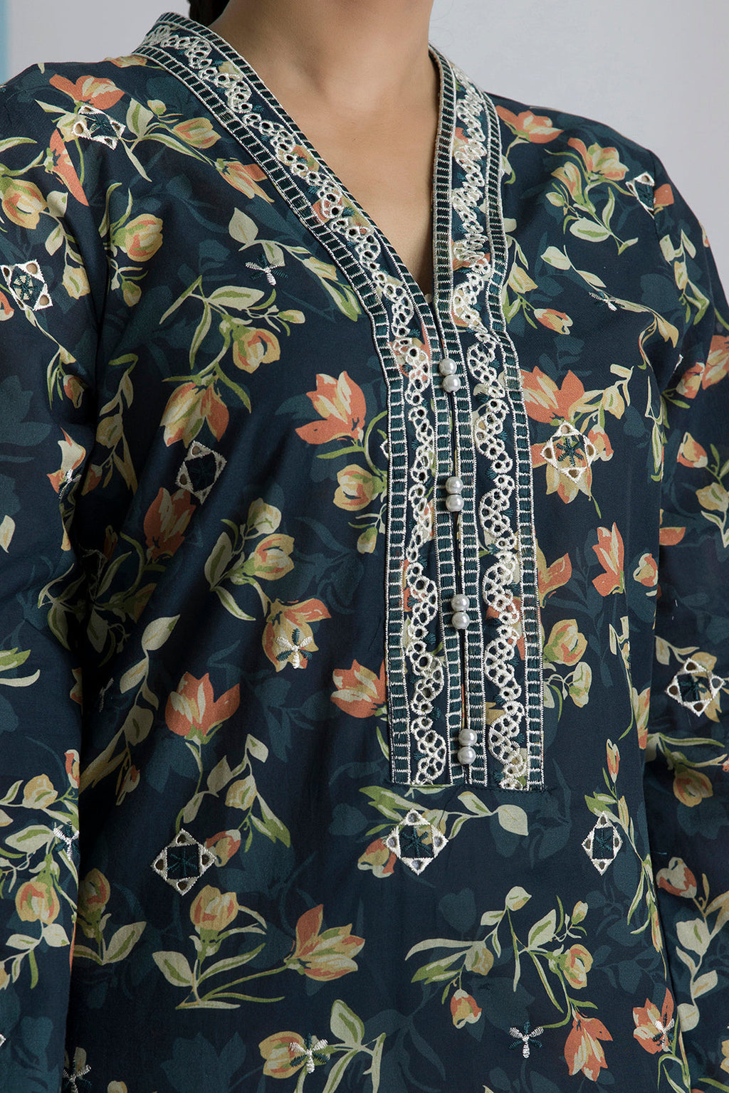 PC-02 | ZELLBURY | Embroidered Kurta Trouser