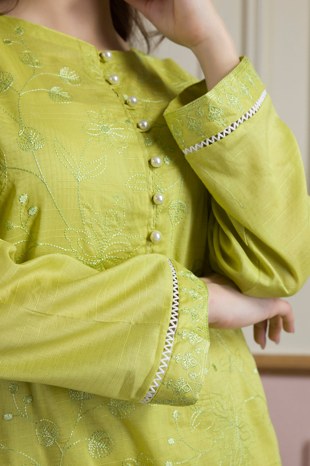 ZELLBURY | Embroidered Kurta Dupatta Trouser - 1935