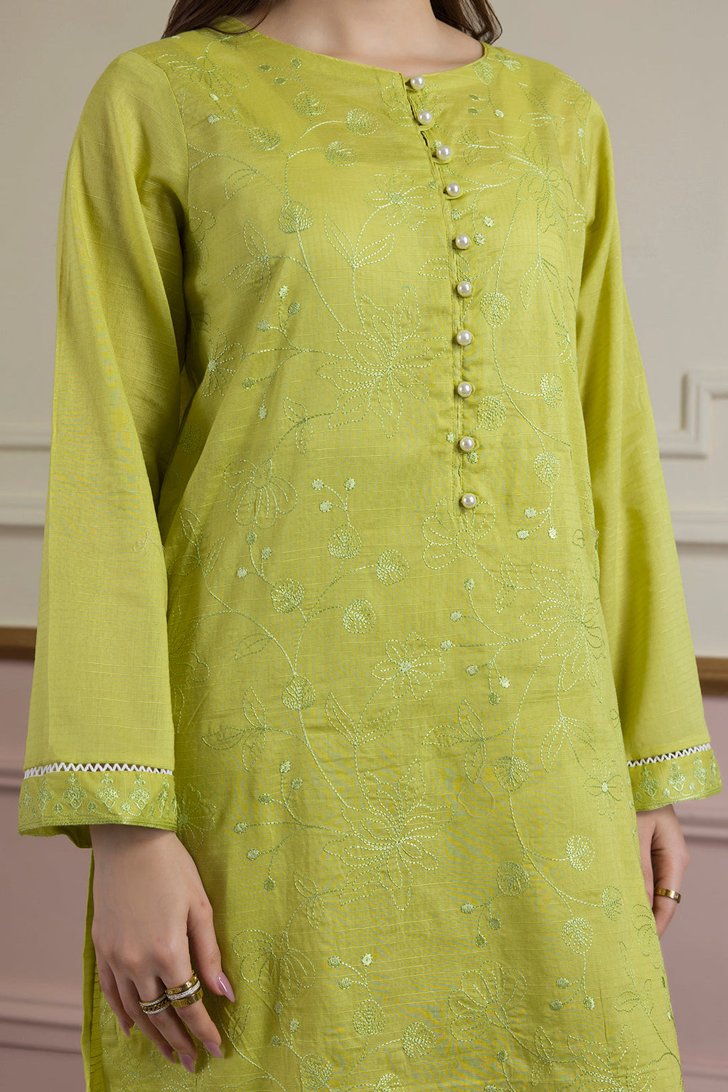 ZELLBURY | Embroidered Kurta Dupatta Trouser - 1935