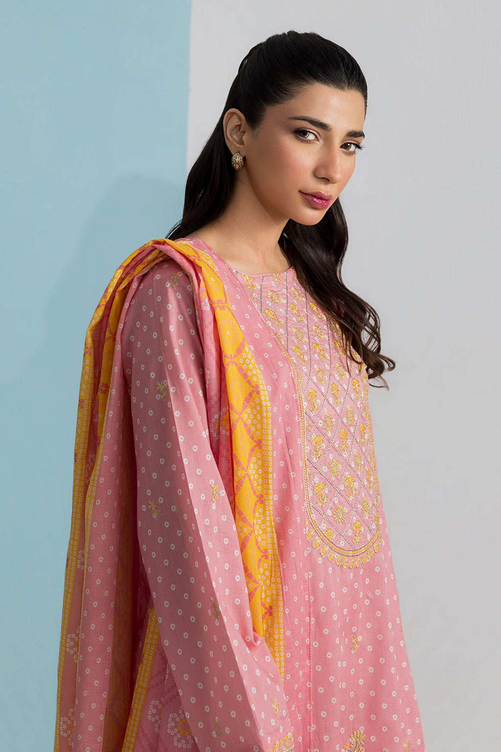 PC-13 | ZELLBURY | Embroidered Kurta Dupatta Trouser