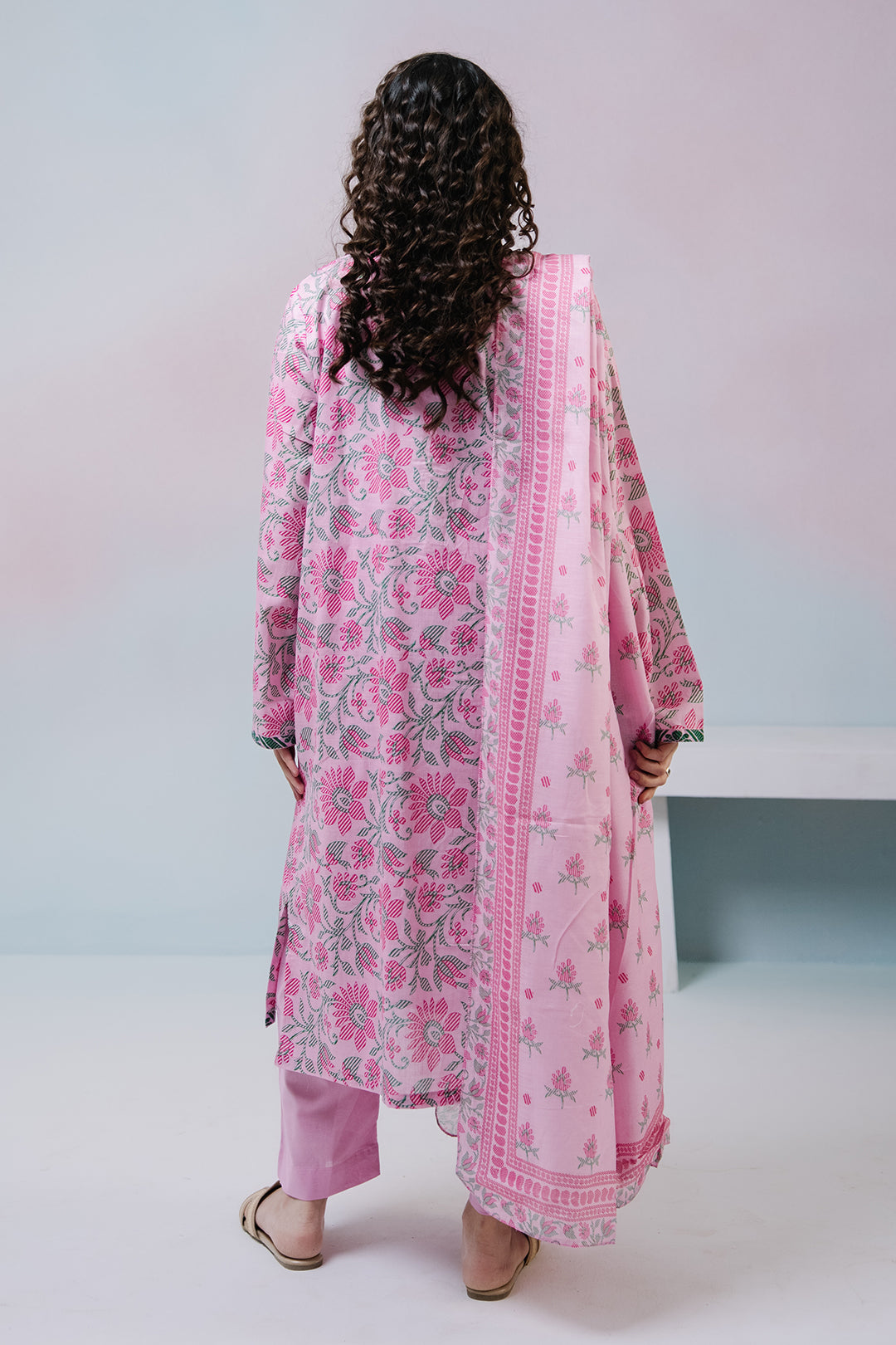ZELLBURY | Kurta Dupatta Trouser - 2498