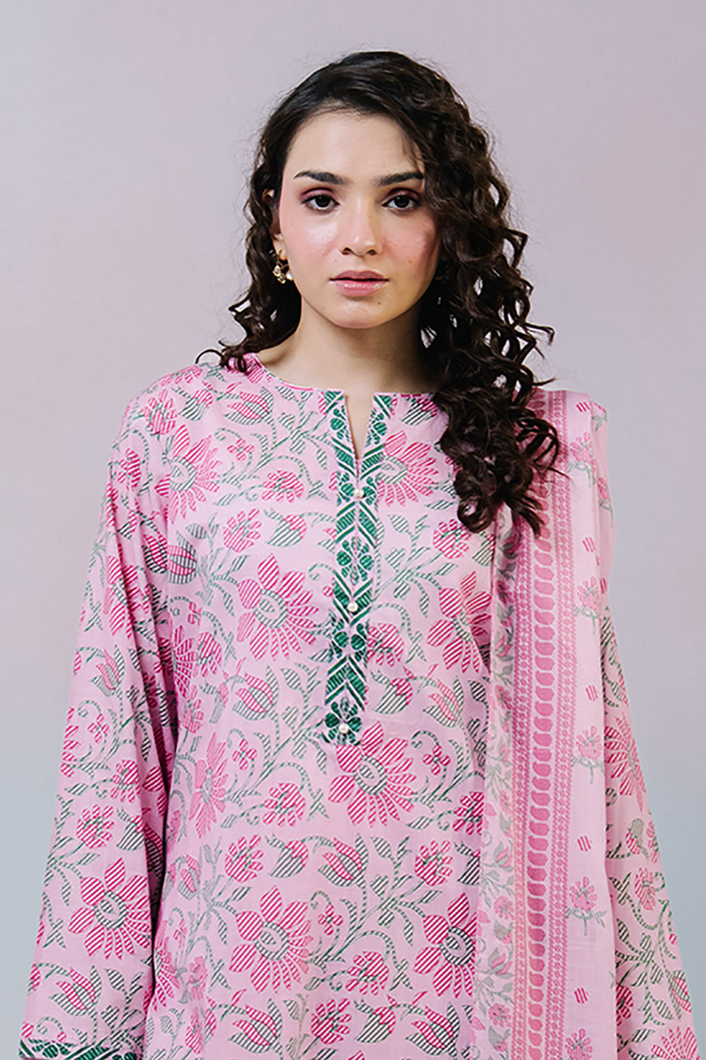 ZELLBURY | Kurta Dupatta Trouser - 2498