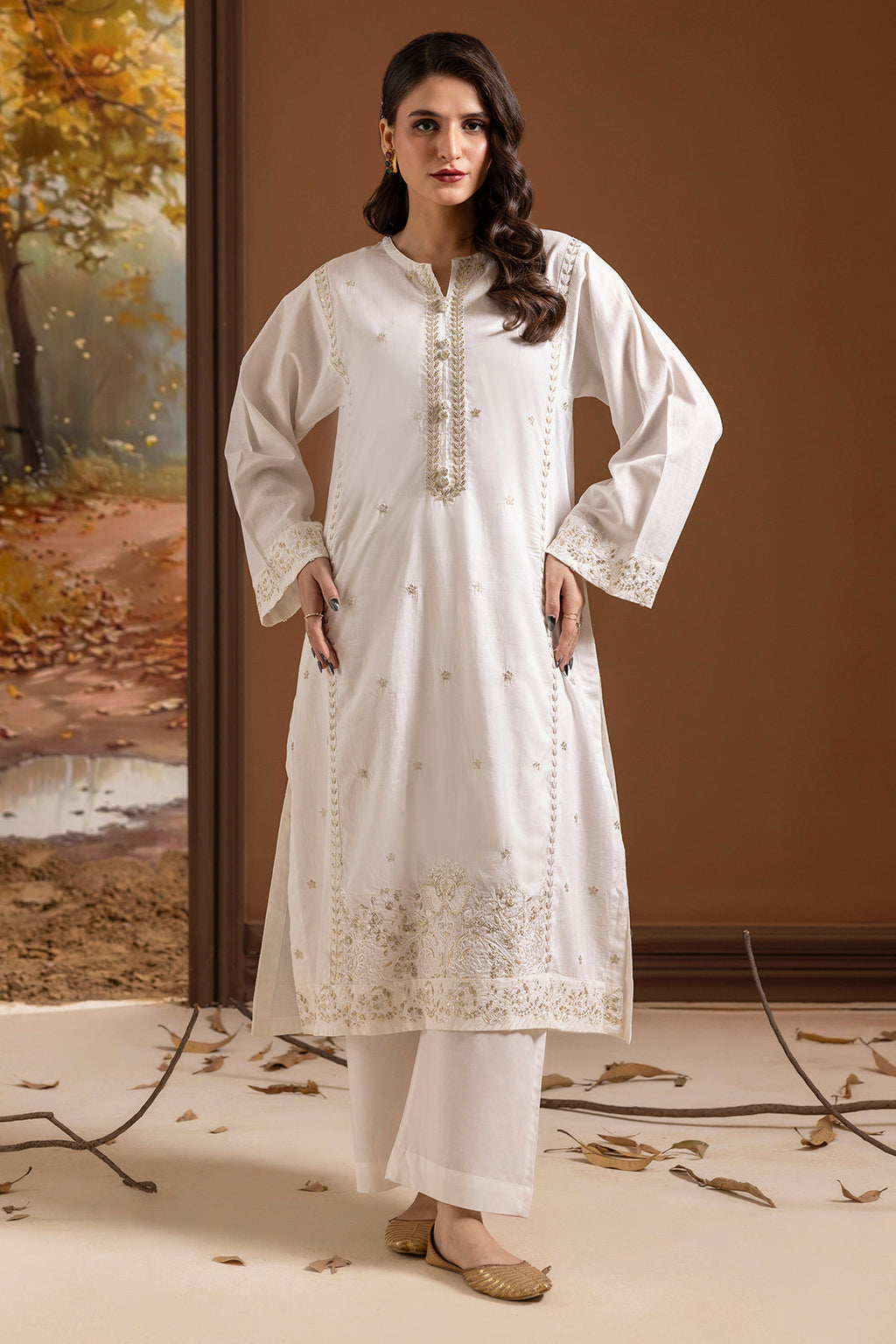 PC-05 | ZELLBURY | Embroidered Kurta Trouser